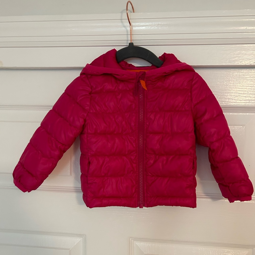 Primary Puffer in Raspberry 6-12 mo